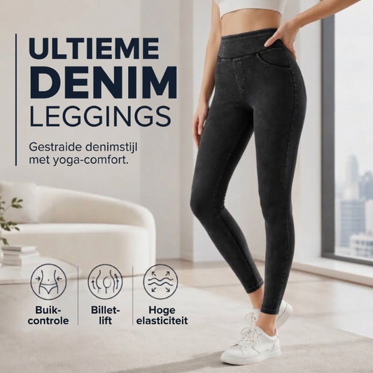 Hogetailleerde jeans voor dames met afslankend effect