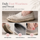 Ademende slip-ons voor dames met uitsparingen