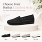 Ademende slip-ons voor dames met uitsparingen