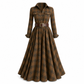 👗✨Franse vintage geruite jurk voor dames met grote maten, met onregelmatige zoom en slankmakend ontwerp✨ 𝘉𝘶𝘺 𝘢𝘯𝘺 2 𝘢𝘯𝘥 𝘨𝘦𝘵 𝘢𝘯 𝘦𝘹𝘵𝘳𝘢 8% 𝘥𝘪𝘴𝘤𝘰𝘶𝘯𝘵