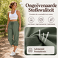 Lichtgewicht sneldrogende cropped broek voor dames