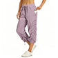 Lichtgewicht sneldrogende cropped broek voor dames