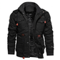 Heren winterjack met thermovoering en afneembare capuchon