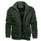 Heren winterjack met thermovoering en afneembare capuchon