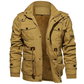 Heren winterjack met thermovoering en afneembare capuchon