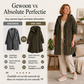 Warme casual corduroy jack voor dames, winter