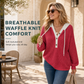 Dames-sweatshirt met capuchon en losse pasvorm