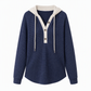 Dames-sweatshirt met capuchon en losse pasvorm