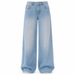 Retro high-waisted jeans met wijde pijpen voor vrouwen