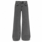 Retro high-waisted jeans met wijde pijpen voor vrouwen