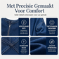 Denim pullover voor dames met lange mouwen en halve rits