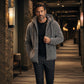 Warme, comfortabele hoodiejack voor heren voor de winter