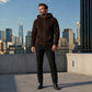 Warme, comfortabele hoodiejack voor heren voor de winter