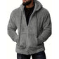 Warme, comfortabele hoodiejack voor heren voor de winter