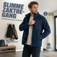 Unisex zware fleece jack met volledige ritssluiting