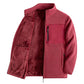 Unisex zware fleece jack met volledige ritssluiting