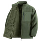 Unisex zware fleece jack met volledige ritssluiting