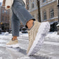 Warme, gebreide wintersneakers voor dames