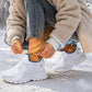 Warme, gebreide wintersneakers voor dames