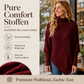 Damesgebreide ponchotrui met kabelpatroon