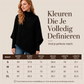 Damesgebreide ponchotrui met kabelpatroon