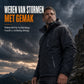 Warme winddikte winterjas met capuchon en fleecevoering voor koppels, outdoor, plus size