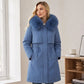 Dames winterjack van halflange lengte, warm gevoerd