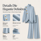 Elegante coltrui en wijde pijpen broek set voor dames