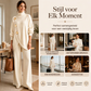 Elegante coltrui en wijde pijpen broek set voor dames