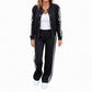 Gestreepte sportieve loungewear set voor dames