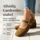 Comfortabele balletschoenen van suède PU-leer met een riempje