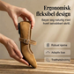 Comfortabele balletschoenen van suède PU-leer met een riempje