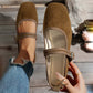 Comfortabele balletschoenen van suède PU-leer met een riempje