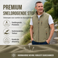Heren casual outdoor bodywarmer met opstaande kraag
