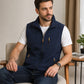 Heren casual outdoor bodywarmer met opstaande kraag