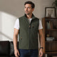 Heren casual outdoor bodywarmer met opstaande kraag