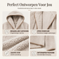 Casuele capuchonvest van pluche voor dames
