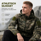 Heren outdoor camouflage jack met capuchon