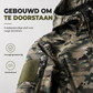 Heren outdoor camouflage jack met capuchon