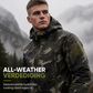 Heren outdoor camouflage jack met capuchon