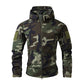 Heren outdoor camouflage jack met capuchon