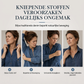 Casual loszittende denim V-hals pullover voor dames met vleermuismouwen en asymmetrische zoom