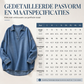 Casual loszittende denim V-hals pullover voor dames met vleermuismouwen en asymmetrische zoom