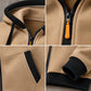 Warme hoodiejack met rits