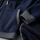 Warme hoodiejack met rits