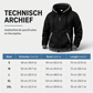Warme hoodiejack met rits