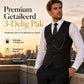 Heren Slim Fit 3-delige formele kostuumset