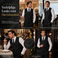 Heren Slim Fit 3-delige formele kostuumset