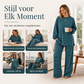 Dames set van 2 delen: gestreepte trui en wijde pijpen broek