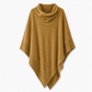 Elegant gebreide sjaalomslag voor dames, effen kleur, losvallende pasvorm, veelzijdige cape